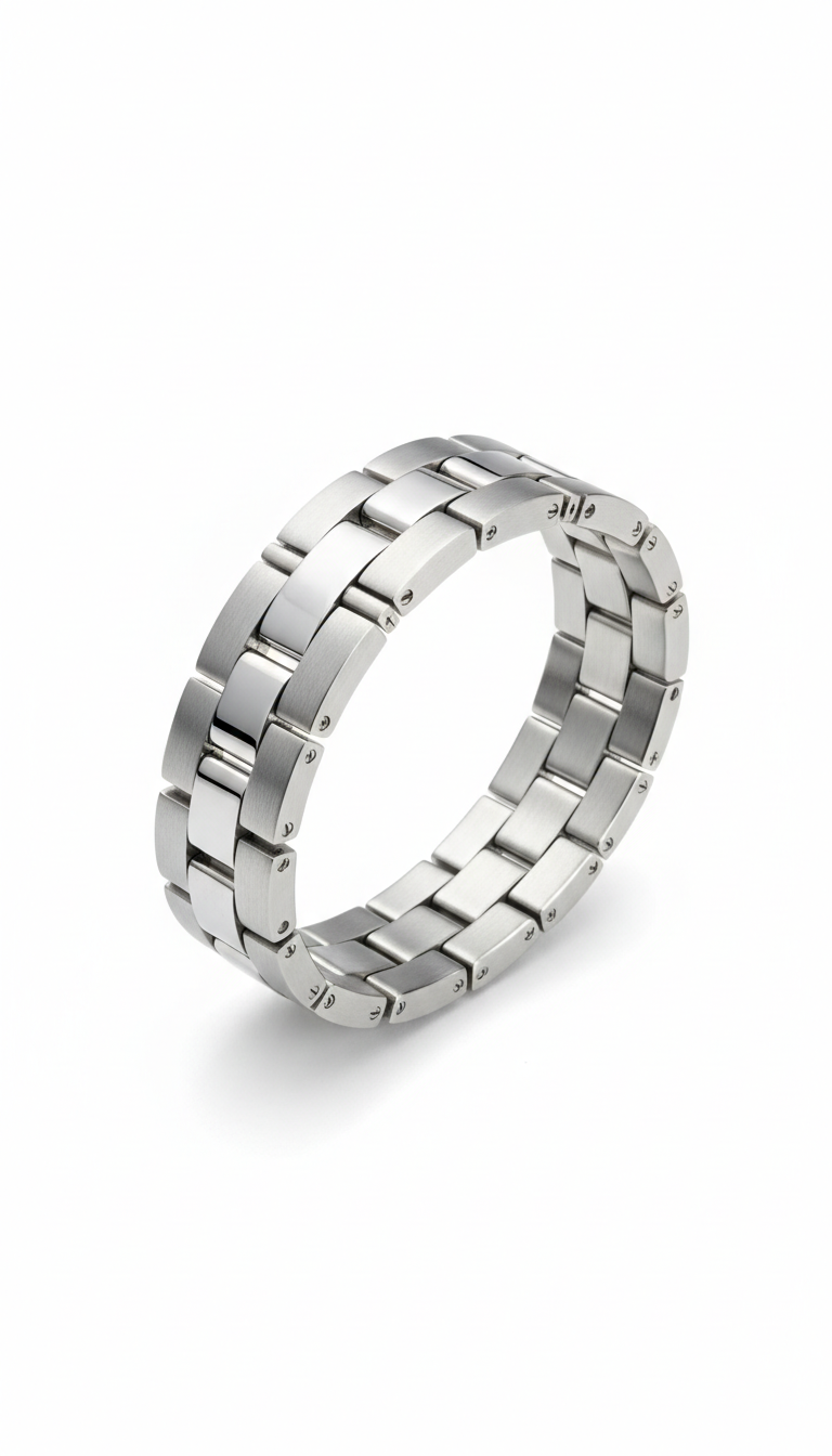 Sleek Stainless Steel Bracelet