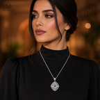 قلادة Paisley من المويسانيت