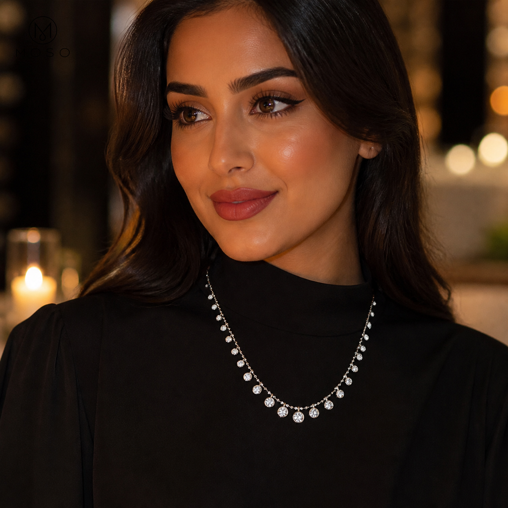 قلادة Stella من المويسانيت
